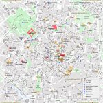 Milan Map   Central Milan Attractions Printable Map Showing Top 10   Printable Map Of Milan