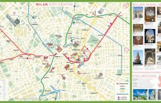 Milan Tourist Attractions Map - Printable Map Of Milan