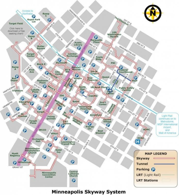 Minneapolis Skyway System 2018 All You Need To Know Before You Go Minneapolis Skyway Map Printable 728x790 