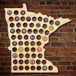 Minnesota Beer Cap Map   Florida Beer Cap Map