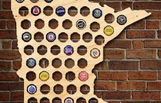 Minnesota Beer Cap Map - Florida Beer Cap Map