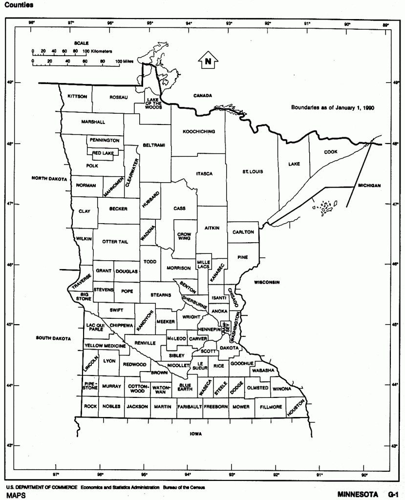 Minnesota Maps - Perry-Castañeda Map Collection - Ut Library Online - Printable Map Of Minnesota