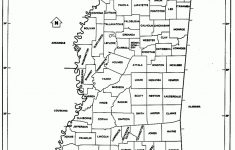 Mississippi Free Map - Printable Map Of Mississippi