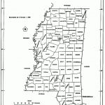 Mississippi Free Map   Printable Map Of Ms