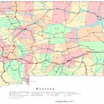 Montana Printable Map   Printable State Maps With Highways