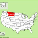 Montana State Maps | Usa | Maps Of Montana (Mt)   Printable Map Of Montana
