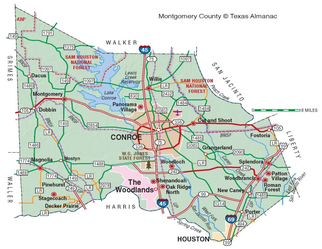 Montgomery County | The Handbook Of Texas Online| Texas State - New ...