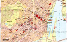 Montreal Canada Cruise Port Of Call - Printable Street Map Of Montreal