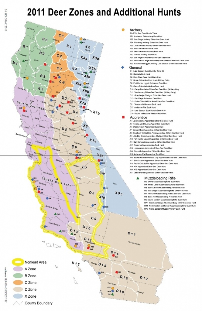 Moonbeam Vetoed The Cali Semiauto Ban – Page 3 – Ar15 Within - California B Zone Deer Hunting Map