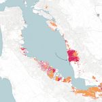 More Of The Bay Area Could Be Underwater In 2100 Than Previously   California Sea Level Map