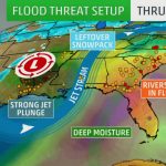 More Rain, Flood Threat For The Southeast | The Weather Channel   Weather Channel Florida Map