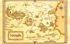 Movie Film Map Narnia Lewis Classic Sci Fi Poster Print Lv10152 - Printable Map Of Narnia