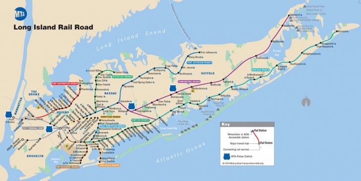 Mta Lirr - Lirr Map - Printable Map Of Long Island | Printable Maps