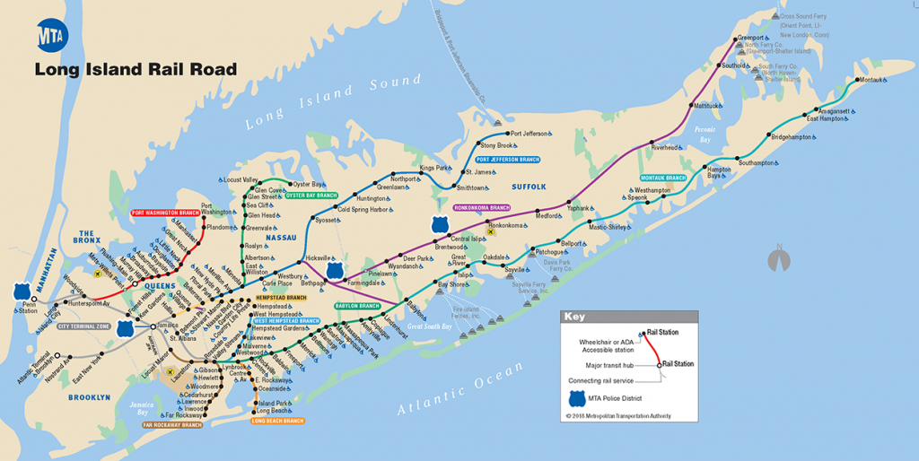 Mta Lirr - Lirr Map - Printable Map Of Long Island