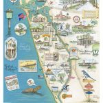 My Home Town, Beautiful And Historical Venice Florida. Custom Map   Venice Beach Florida Map