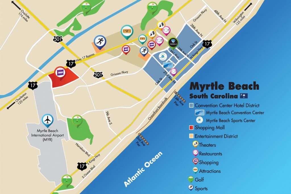 Myrtle Beach Convention Center Directions And Parking - Myrtle Beach ...