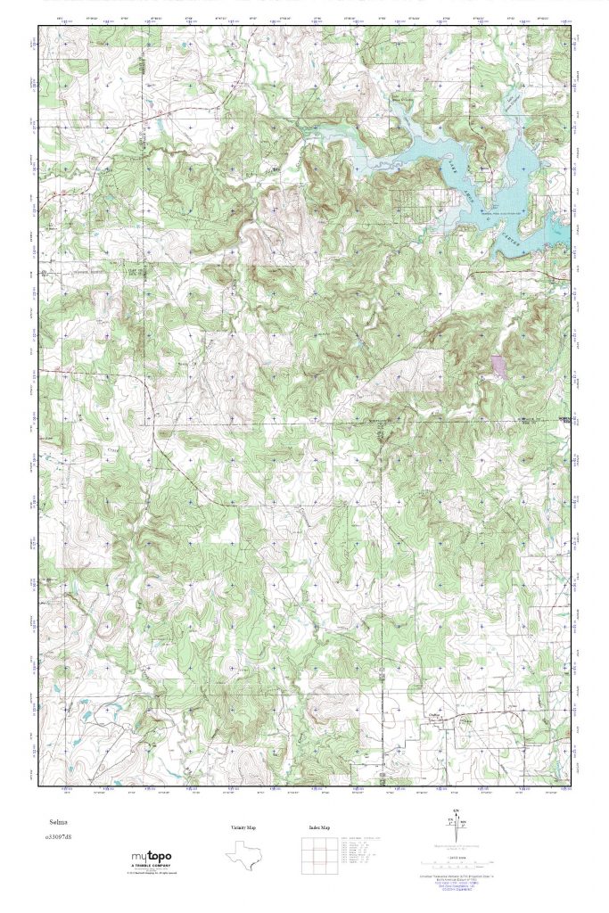 Mytopo Selma, Texas Usgs Quad Topo Map - Selma Texas Map | Printable Maps