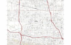Mytopo Van Nuys, California Usgs Quad Topo Map - Van Nuys California Map