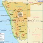 Namibia Map, Map Of Namibia   Printable Road Map Of Namibia