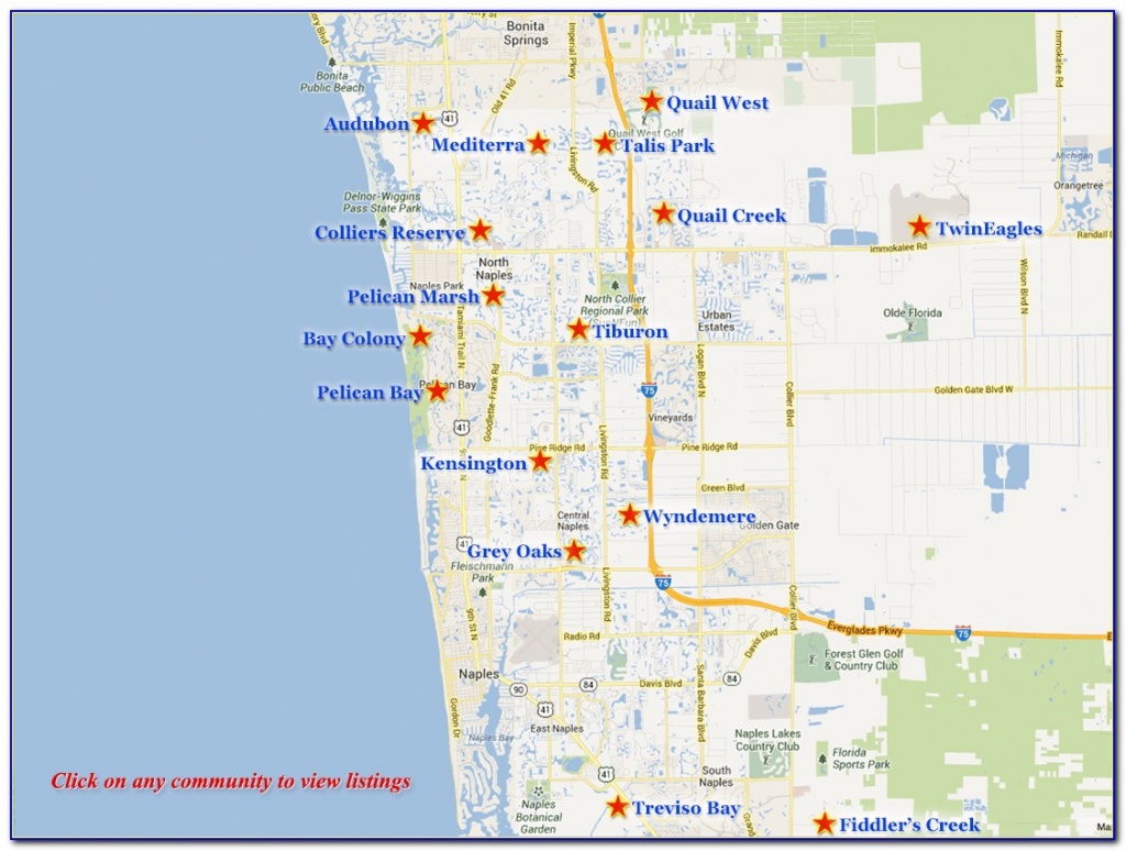 Naples Florida Real Estate Map - Maps : Resume Examples #3Op63Ormwr - Map Of Naples Florida And Surrounding Area