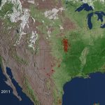 Nasa   A Look Back At A Decade Of Fires   Texas Forestry Fire Map