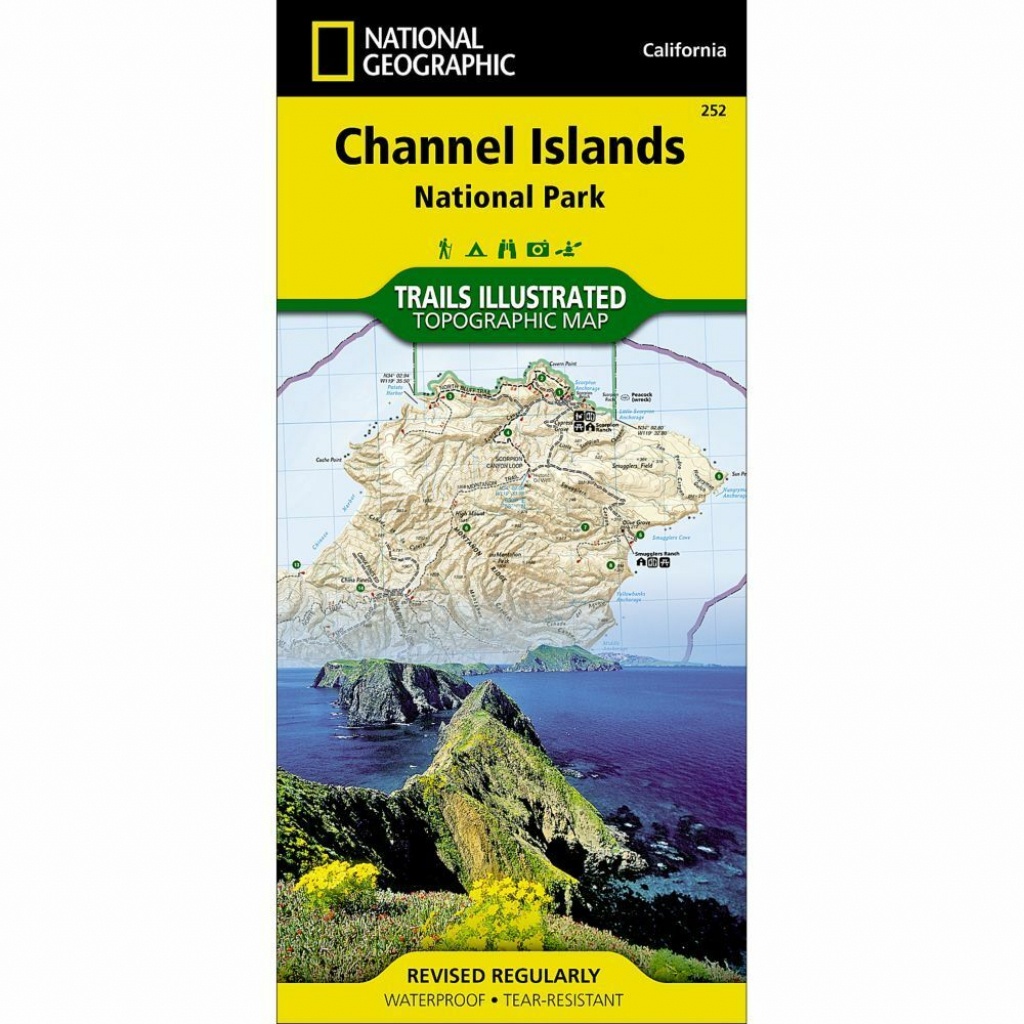 National Geographic Channel Islands Np Trails Illus Topo Map - Ca - National Geographic Topo Maps California