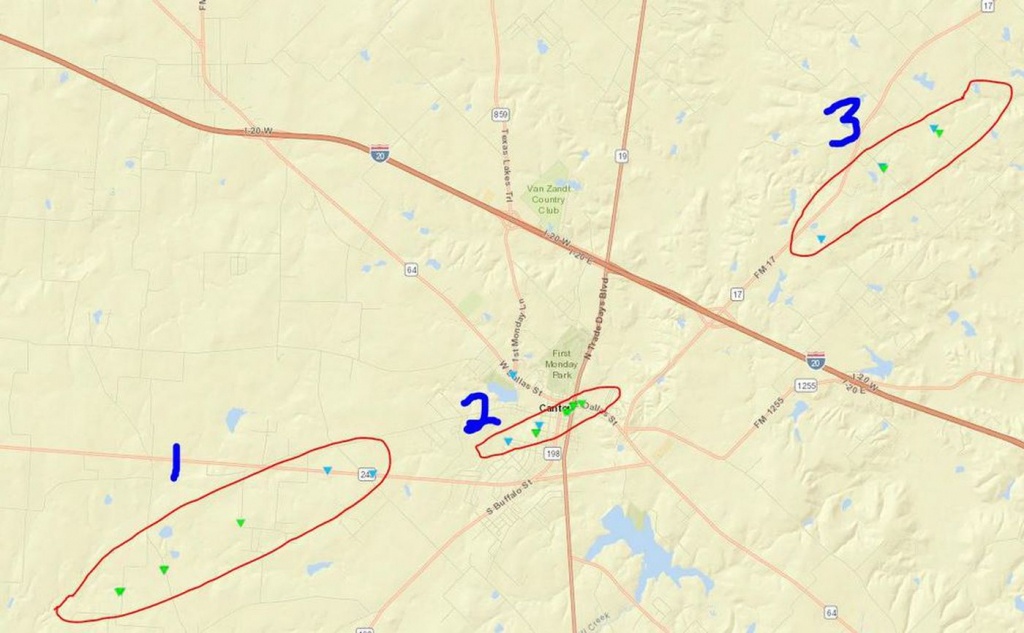 National Weather Service: 3 Tornadoes Touched Down In Canton Area - Canton Texas Map