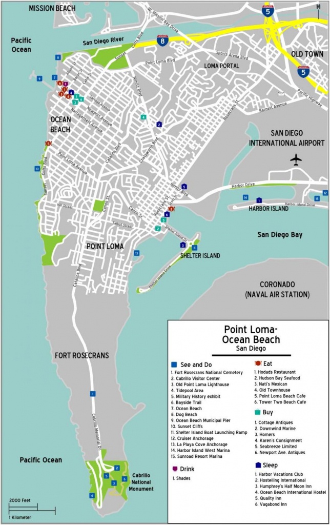 Naval Base Point Loma Map - Point Loma Base Map (California - Usa) - Map Of Navy Bases In California