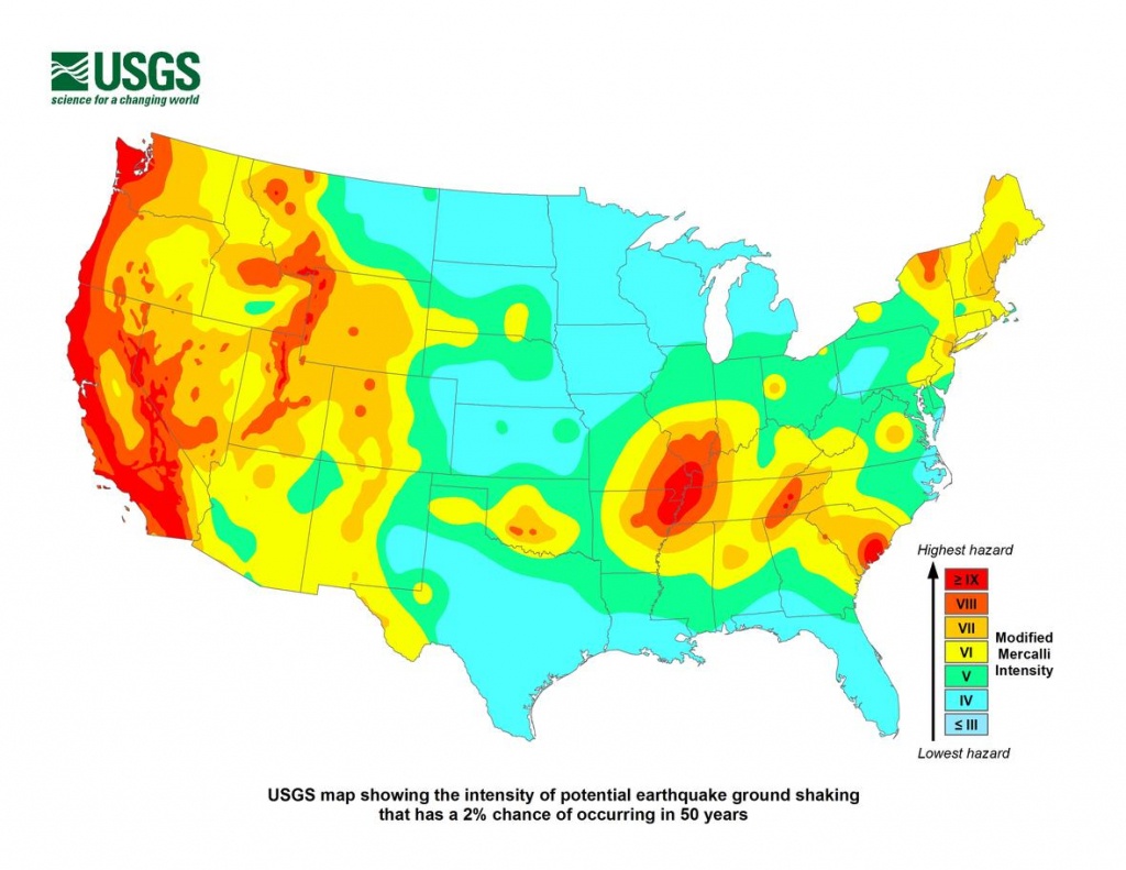 Nearly Half Of Americans Exposed To Potentially Damaging Earthquakes - Usgs Earthquake Map California