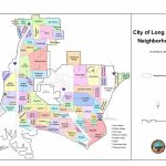 Neighborhoods Of Long Beach, California   Wikipedia   Map Of Long Beach California And Surrounding Areas