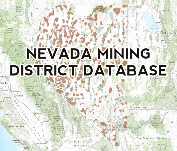 Mines In Nevada Map