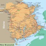 New Brunswick Road Map   Printable Map Of New Brunswick
