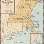 New England Colonies In 1677 | National Geographic Society   Printable Map Of New England