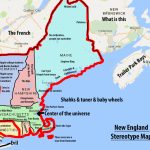 New England On World Map   Berkshireregion   Printable Map Of New England States