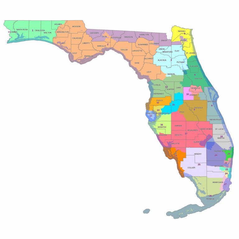 New Florida Congressional Map Sets Stage For Special Session Wjct 