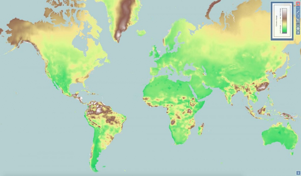 New Interactive Map Shows Climate Change Everywhere In World - Florida Map After Global Warming