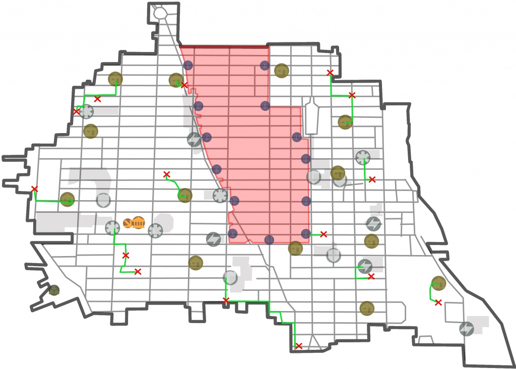 New Light Zone/lz Boss Map With Multiple Versions (Including - The Division Printable Map