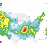 New Map Shows Earthquake Prone Places Across U.s. | Time   Usgs Earthquake Map Texas
