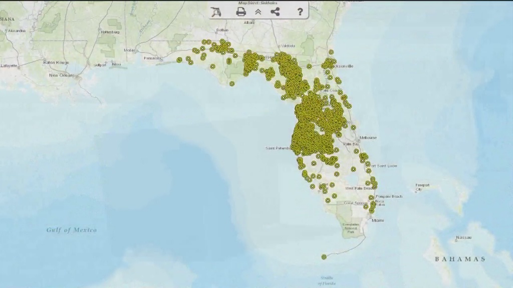 New Map Shows Where Sinkholes Could Occur Florida Sinkhole Map