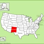 New Mexico State Maps | Usa | Maps Of New Mexico (Nm)   Map Of New Mexico And Texas