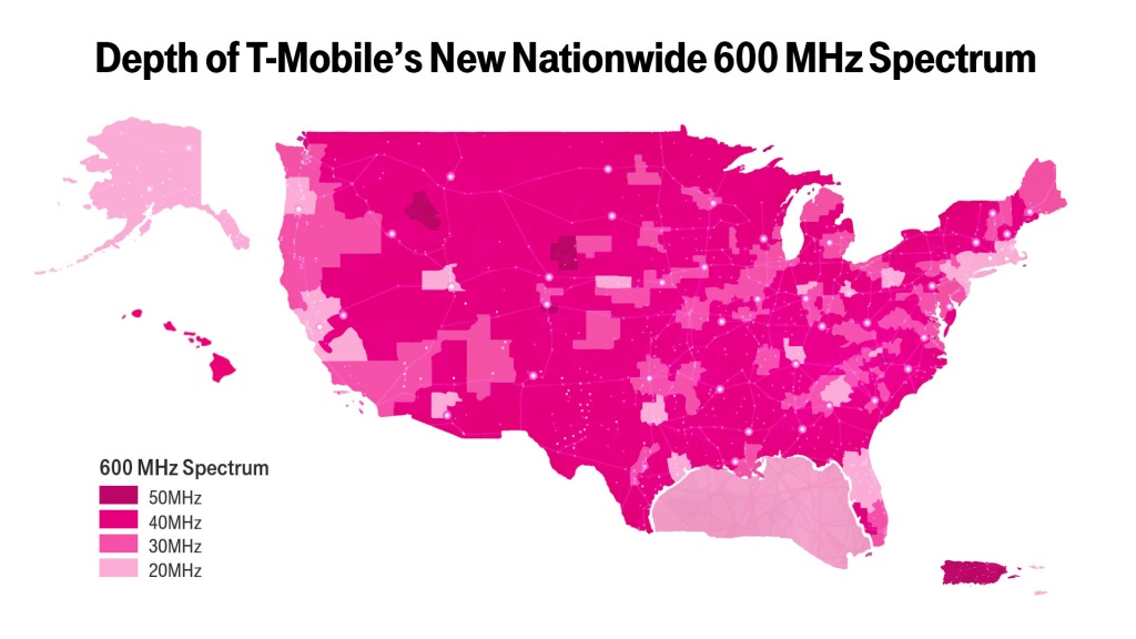 New T Mobile Upgrade May Boost Your Coverage—if You Have The Right Spectrum Coverage Map 2007
