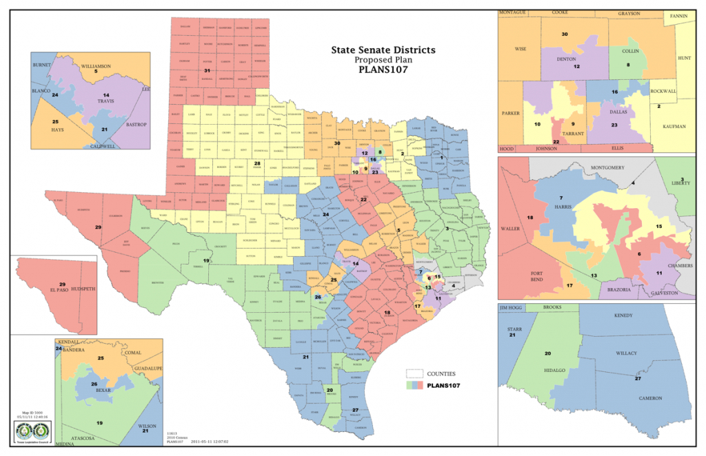 New Texas Senate District Maps Proposed | The Texas Tribune - Texas Senate District Map