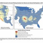 New Usgs Maps Identify Potential Ground Shaking Hazards In 2017   Usgs Earthquake Map Texas