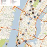 New York City Manhattan Printable Tourist Map | Sygic Travel   Printable Walking Map Of Midtown Manhattan