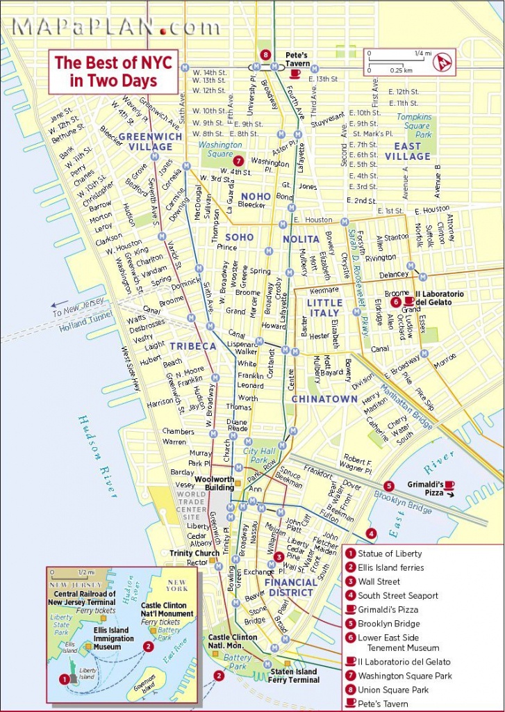 New York City Sights | New York City Map Nyc Tourist | Nyc | New - Printable Map Of Nyc Tourist Attractions