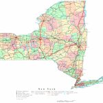 New York Printable Map   Printable Map Of New York