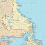 Newfoundland And Labrador Road Map   Printable Map Of Newfoundland