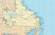 Newfoundland And Labrador Road Map - Printable Map Of Newfoundland