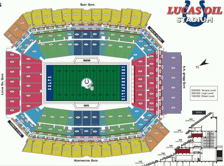 Nfl Stadium Seating Charts Stadiums Of Pro Football University Of