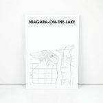 Niagara On The Lake Map Print Ontario On Canada Map Art | Etsy   Printable Map Of Niagara On The Lake